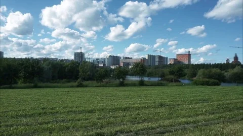 City park panoramic view Stock Footage 77663327