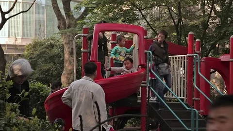 City park Shanghai Stock Footage 83433462