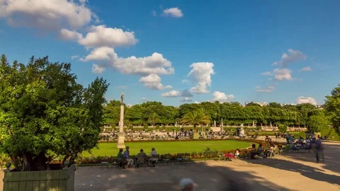 City park timelapse Stockbeeldmateriaal 77766043
