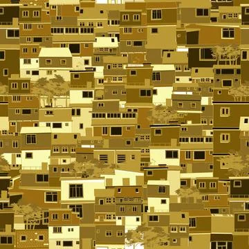 City pattern Carton city pattern, seamless background Copyright: xZoonar.c... Foto stock