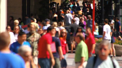 City Pedestrian Traffic Stock Footage 31908669