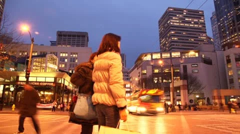 City people Stock Footage 10732910