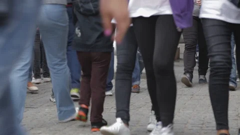 City people  Stock Footage 129322467