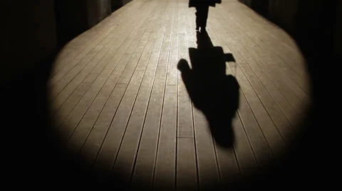 City people shadows 01 Stock Footage
