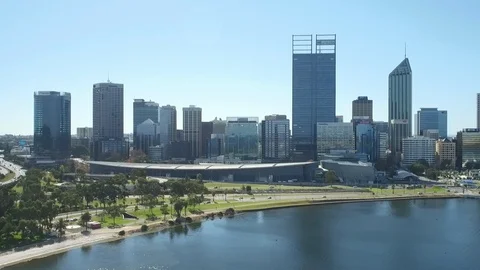 The city of Perth Stock Footage 89292458