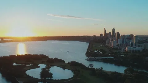 City of Perth Timelapse 库存影片 200313141