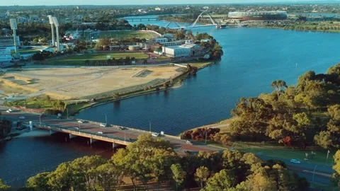 City of Perth Timelapse 库存影片 200313468