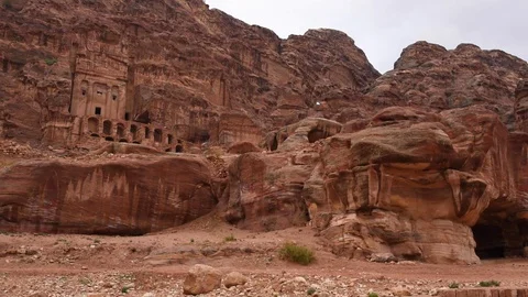 City of Petra Stock Footage 128798713