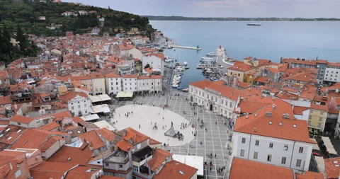 City of Piran Stock Footage 249130255