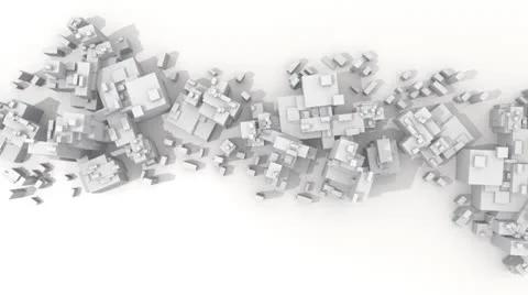 City plan view tracking 库存影片 23241141