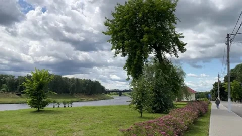 The city of Polotsk Stock Footage 314397299