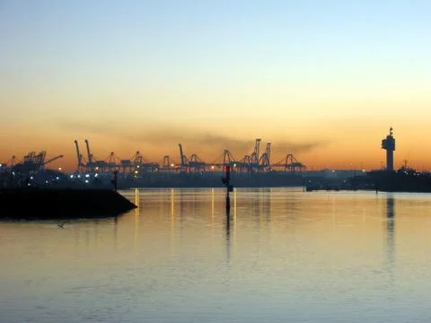 City ports Foto stock