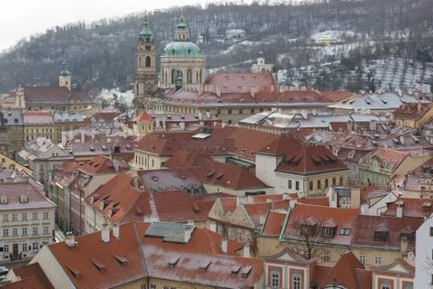 City of prague in the fall. Stock Photos