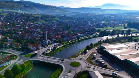 City Pulse from the Sky Vídeo Stock 312079876