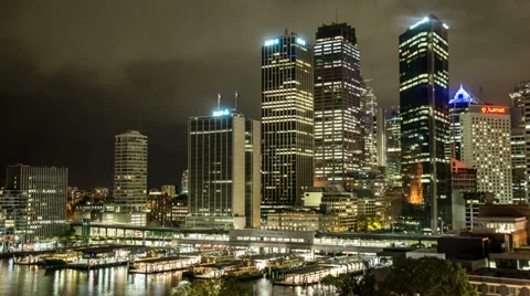 City Quay at Night 動画素材 37102459