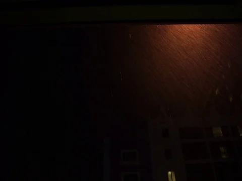 City in rain Video stock 121862786