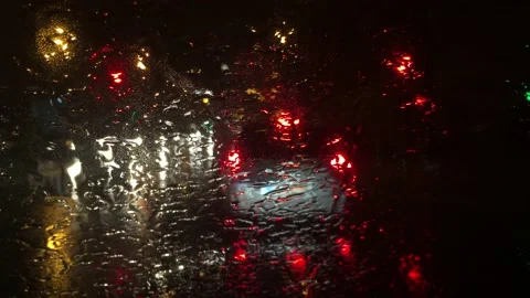 City in the rain Vidéo 150953626