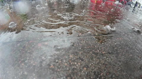 City rain. Video stock 279088454
