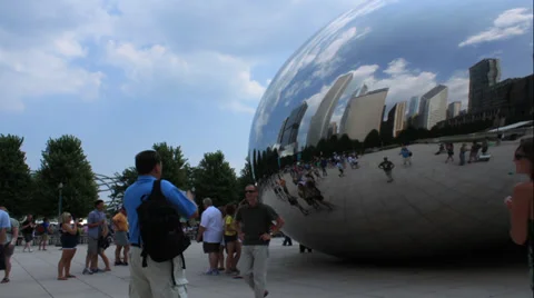 City Reflection Stock Footage 32285953