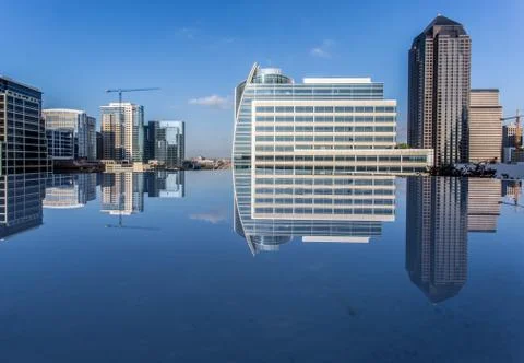 City Reflection Stock Photos