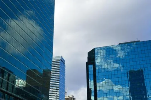 City Reflection Foto stock