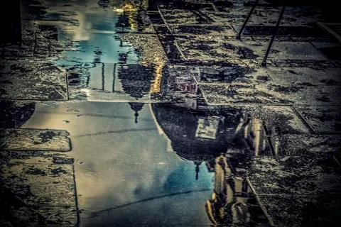 City Reflections Stock Photos