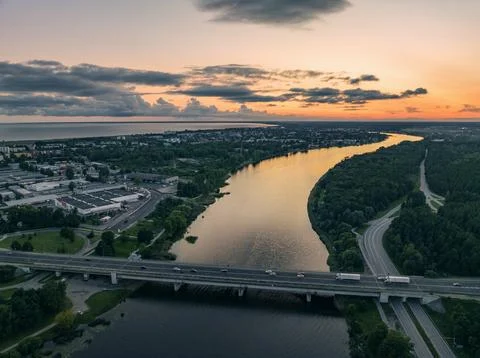 City river Foto stock