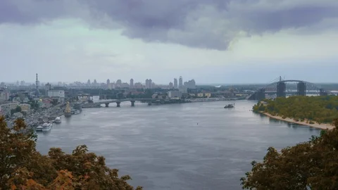 City river, timelapse Video stock 95998889