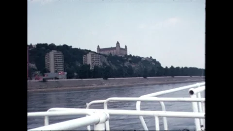 City on the Riverbank Stock Footage 278409979