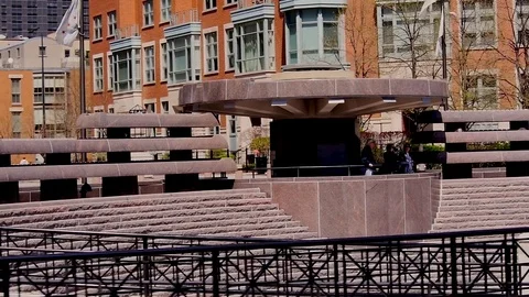 City Riverwalk Stock Footage 83247885