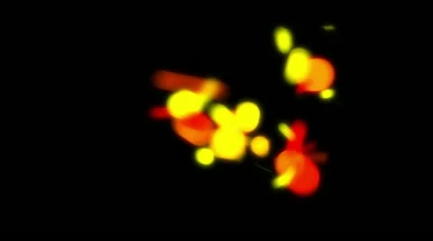 City road lights and dots transition or intro. Stock Footage