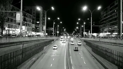 City Road View Stock Footage 83757158