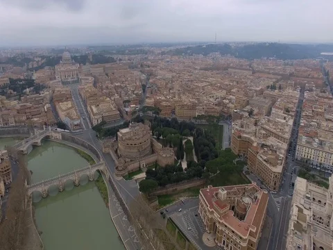 City of Rome, Vatican Stock Footage 75223728