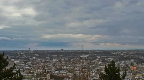 City roofs Stock Footage 10809924