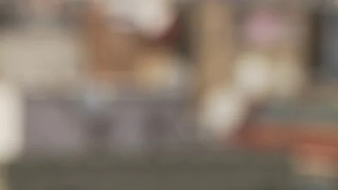 City rooftop view with rack focus Stock Footage 73896502