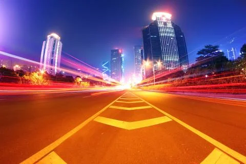 City rtaffic Foto stock