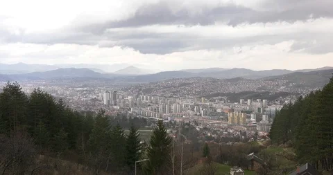 City of Sarajevo in 4K Video stock 89963403