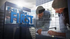 City Scape - AE Version 5 Stock After Effects