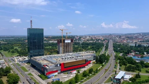 City scape bridge Stock Footage 112027242