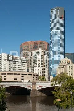 City scene, melbourne, victoria, australia Stock Photos