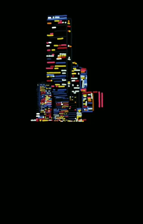 City ​​scene at night Video stock 236941471