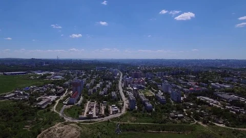 City seen from above Stockbeeldmateriaal 76353271