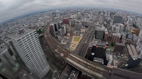 City ​​seen from above Stock Footage 243550533