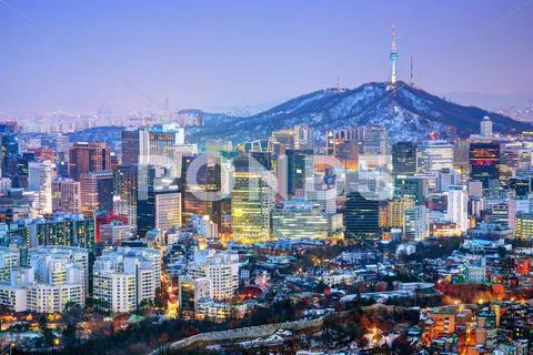 City of seoul korea Stock Photos