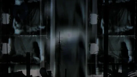 City Shadows over Super8 loop Stock Footage 34156520