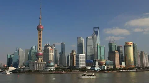 City of Shanghai, China, Asia Stock Footage