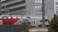City Shuttle Train Passing OBB Austrian Public Transportation Commuters Commute HD Footage