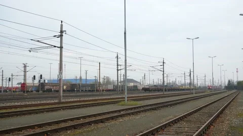 City Shuttle train in Wels 스톡 동영상 220092226