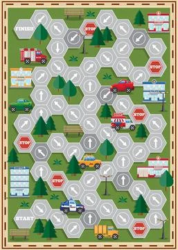 City. Side view. Stock Illustration