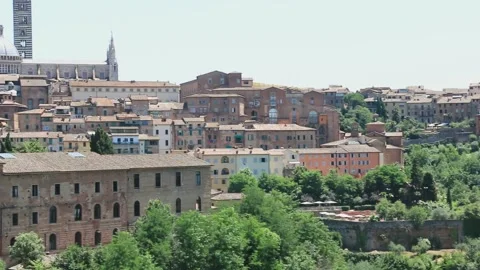 The city of Siena. Stock Footage 135470117